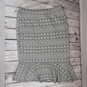 Cato Black‎ and Cream Skirt